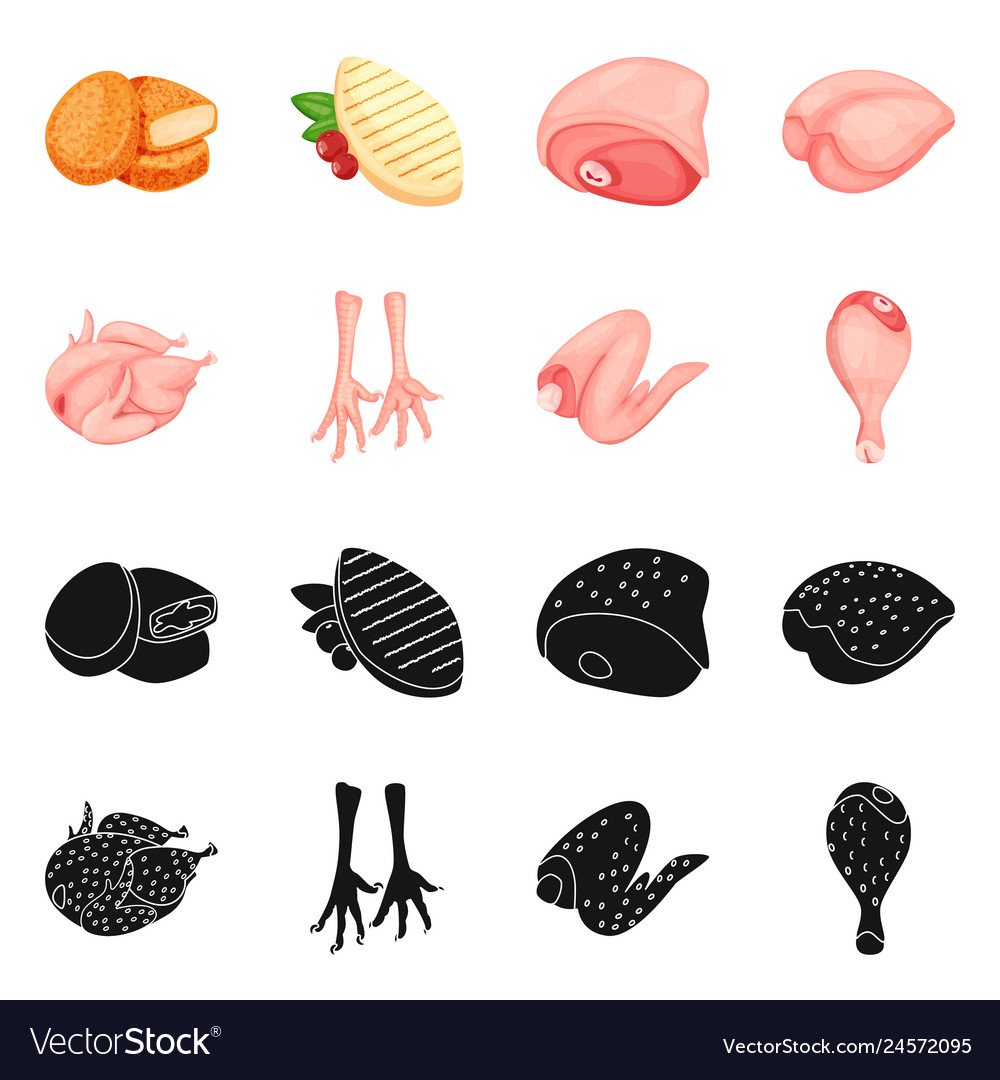 Product and poultry sign Royalty Free Vector Image