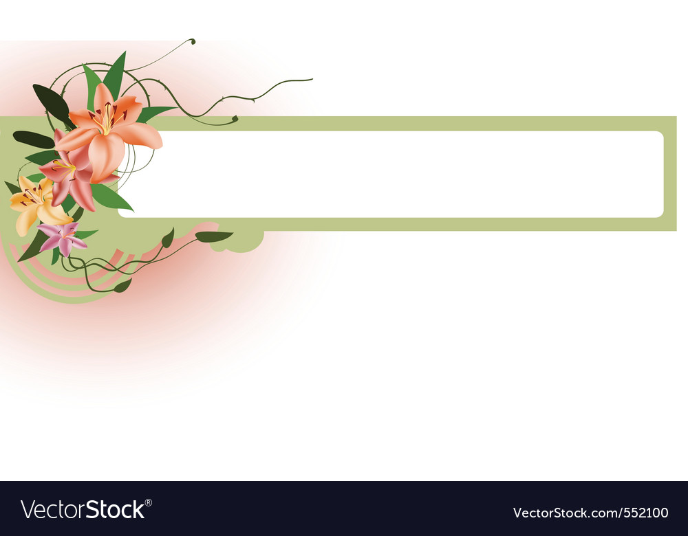 Elegant Flower Border Design