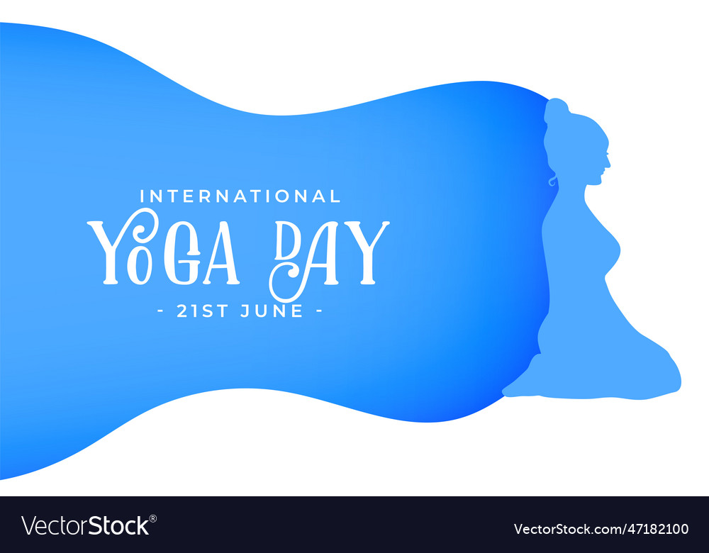 Happy international yoga day background