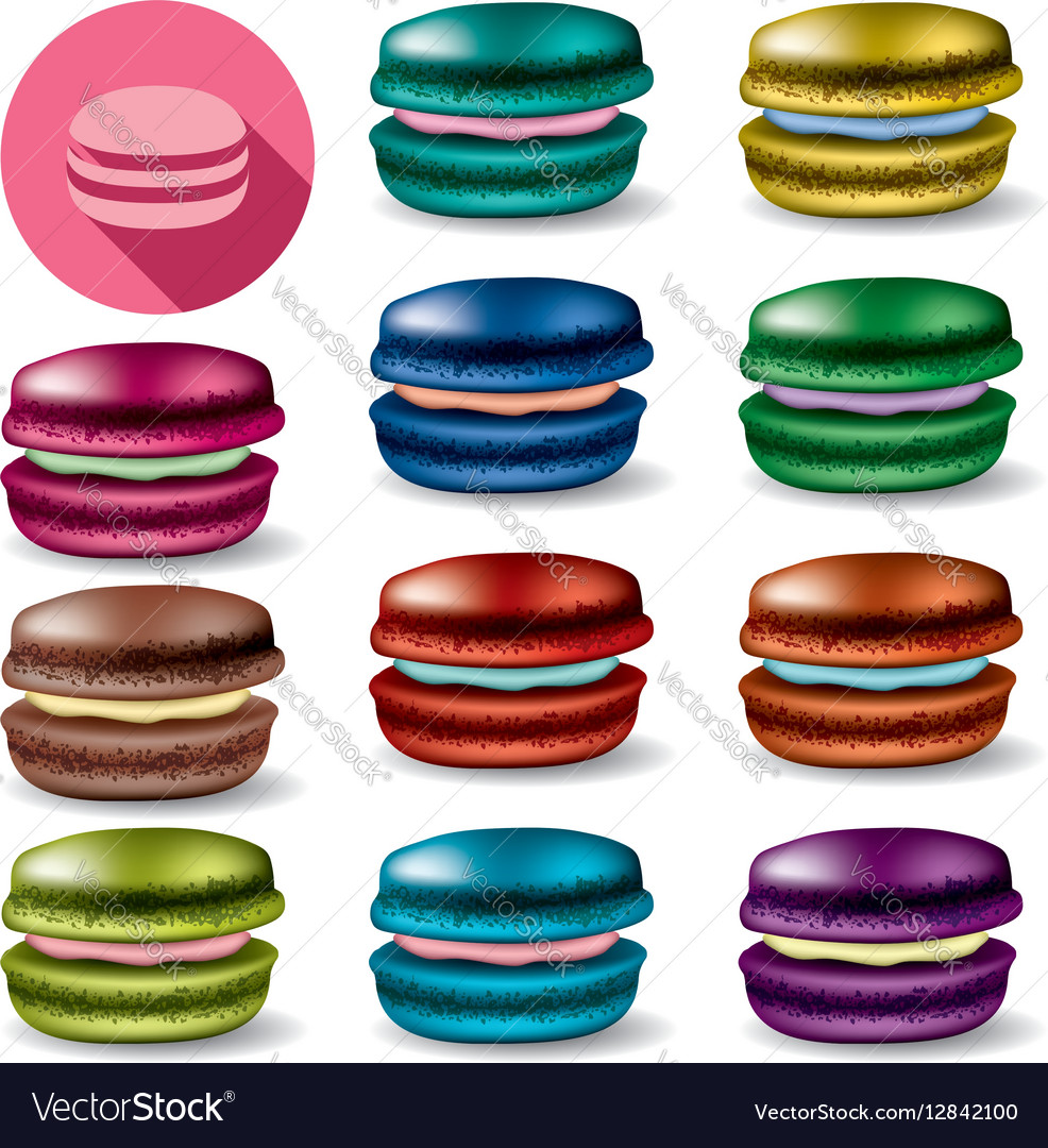 Macarons Royalty Free Vector Image - VectorStock