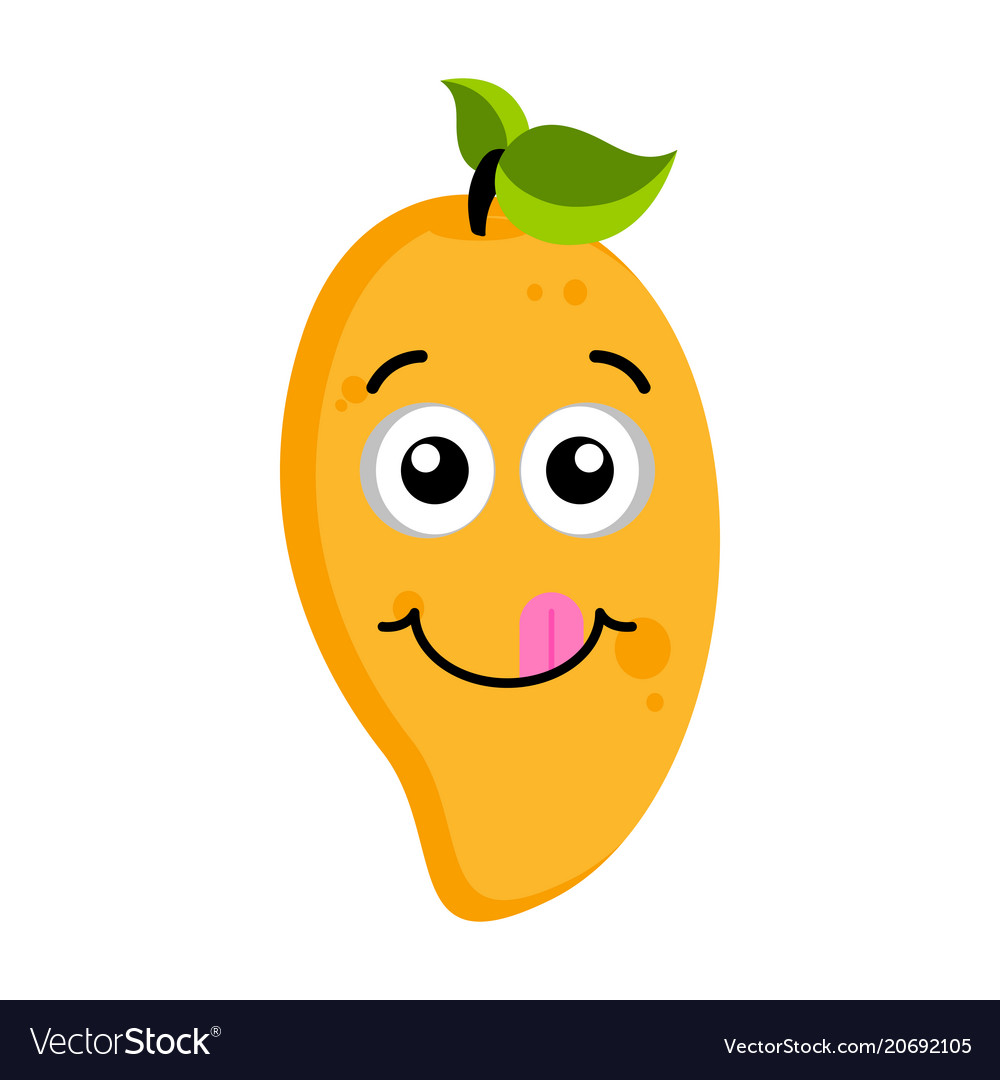 Happy peach emoticon Royalty Free Vector Image