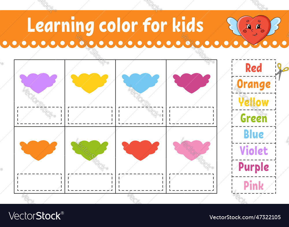 Learning color for kids education developing