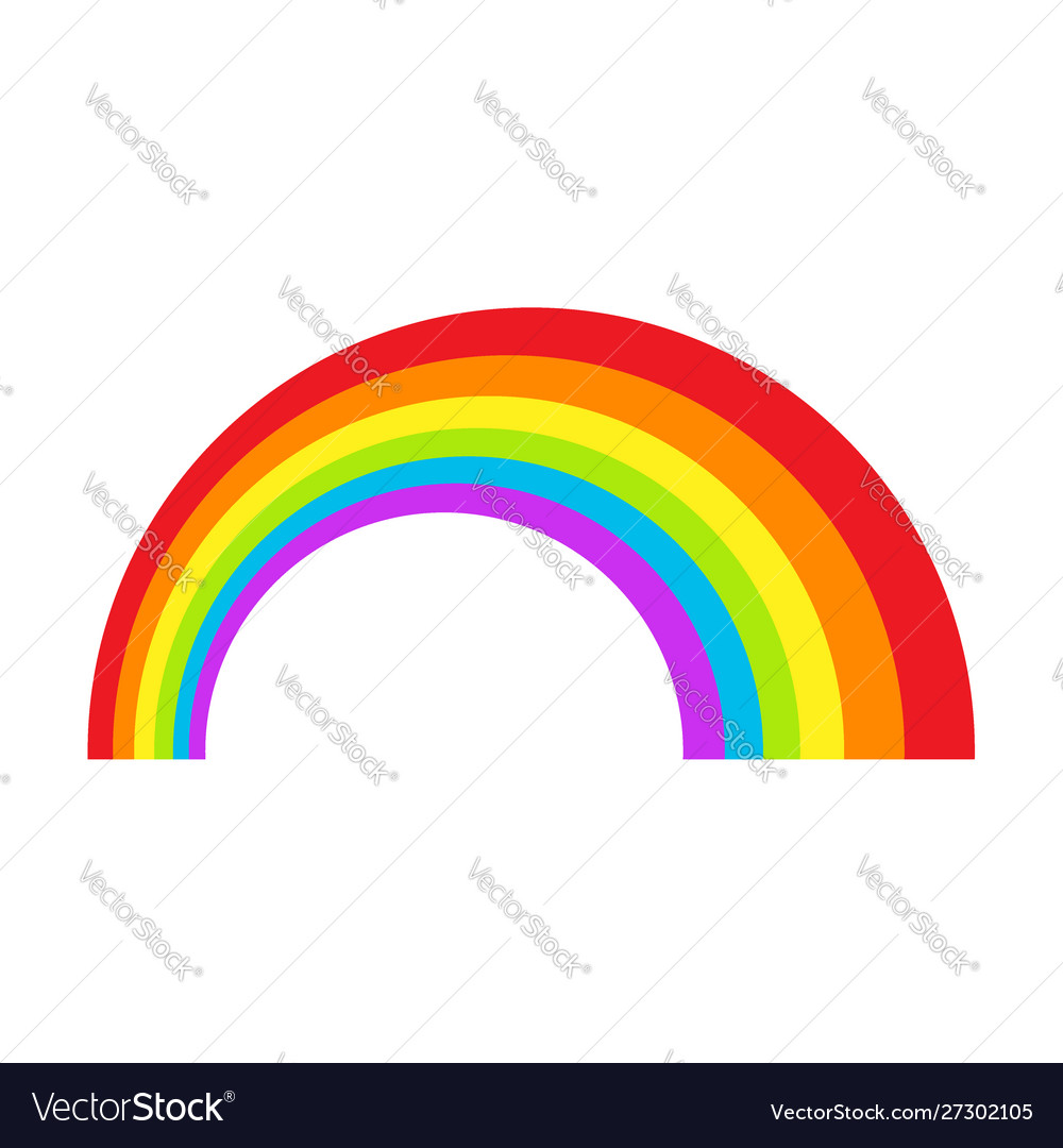 Lgbt rainbow symbol icon gay pride Royalty Free Vector Image