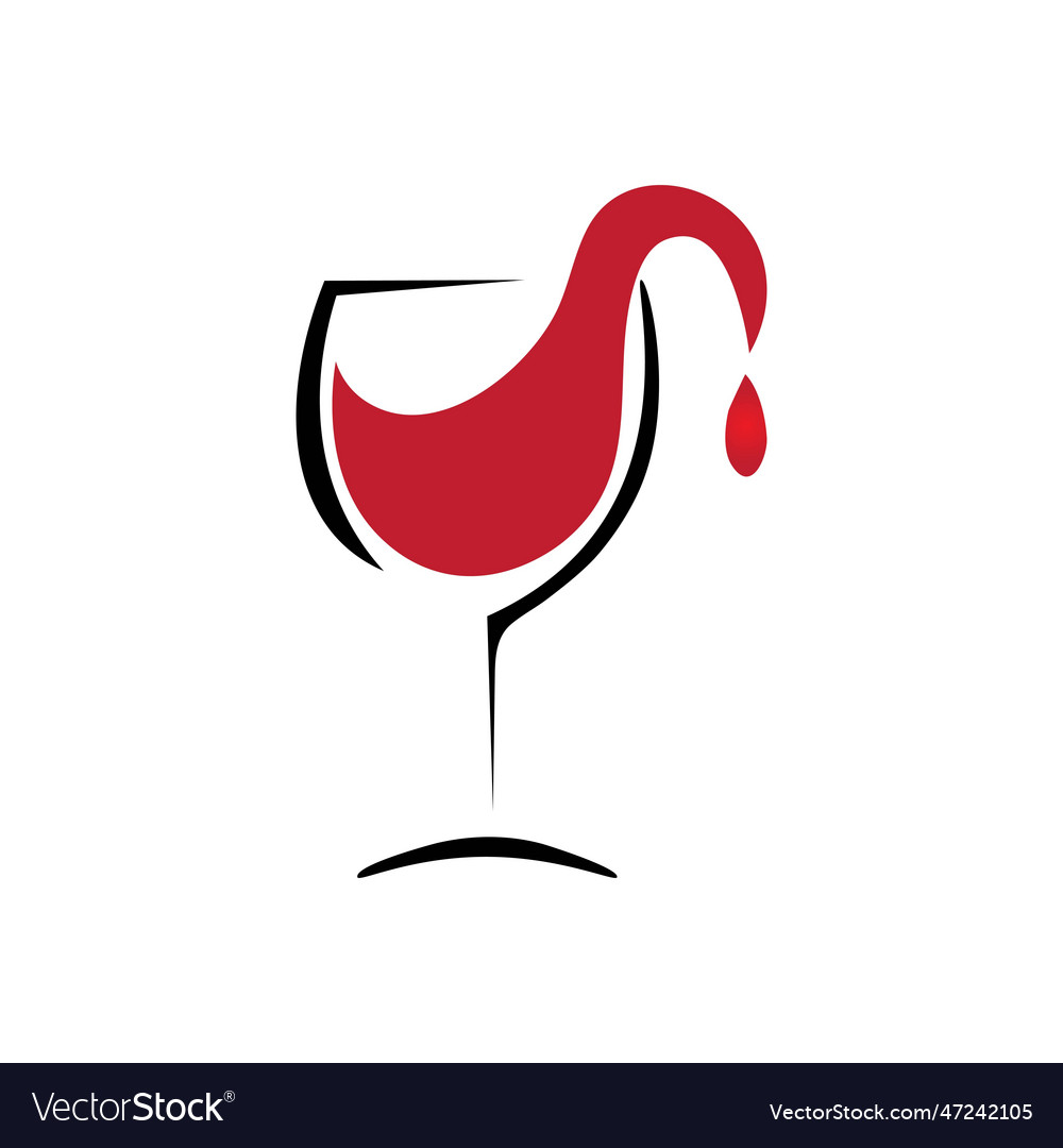 Wine logo Royalty Free Vector Image - VectorStock