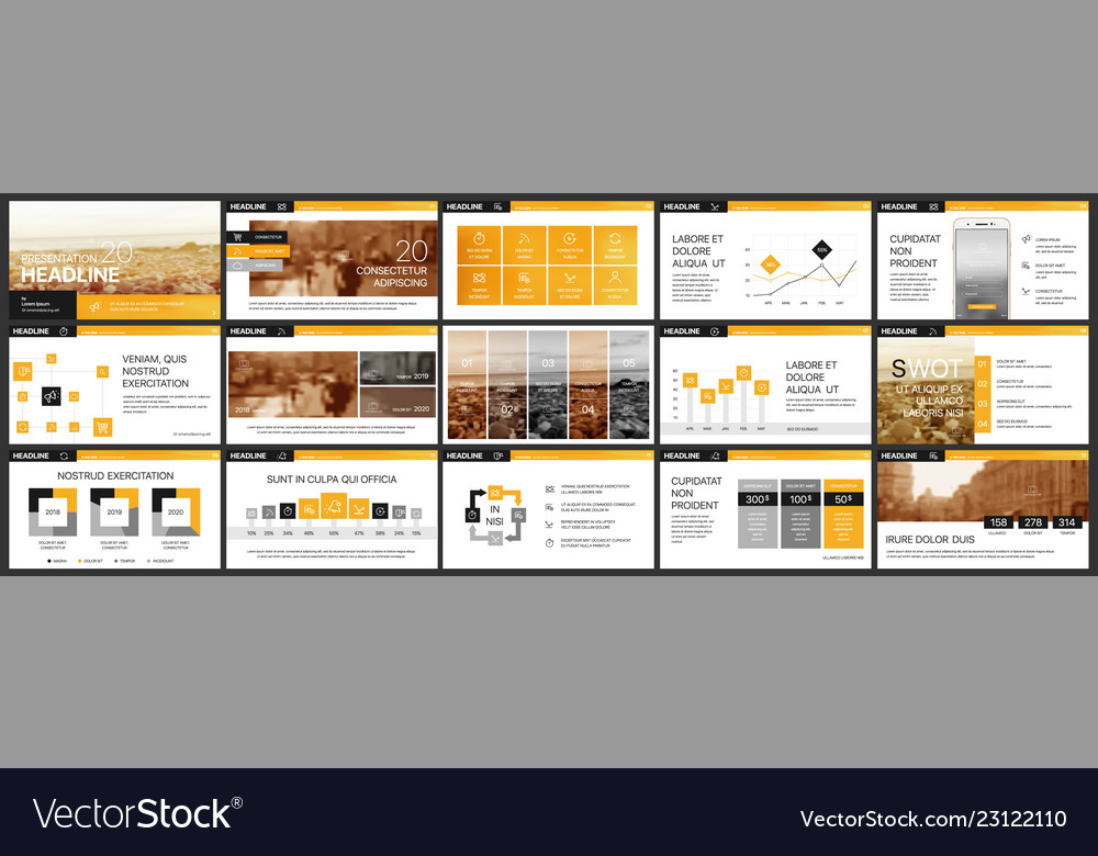 Elements for infographics and presentation vector image Elements for infographics and presentation