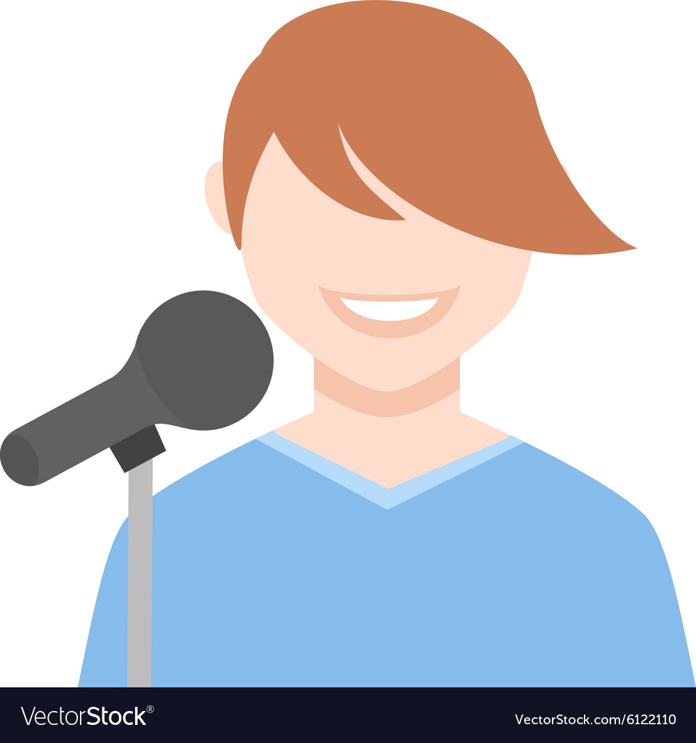 Singer Royalty Free Vector Image - VectorStock