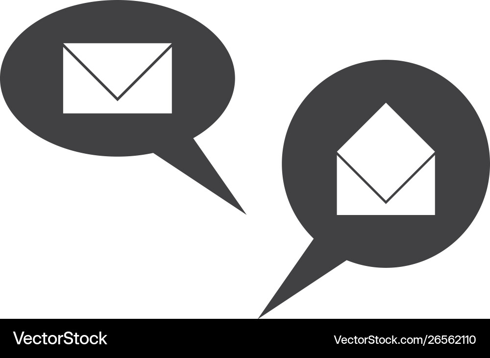 Speech bubble icon Royalty Free Vector Image - VectorStock