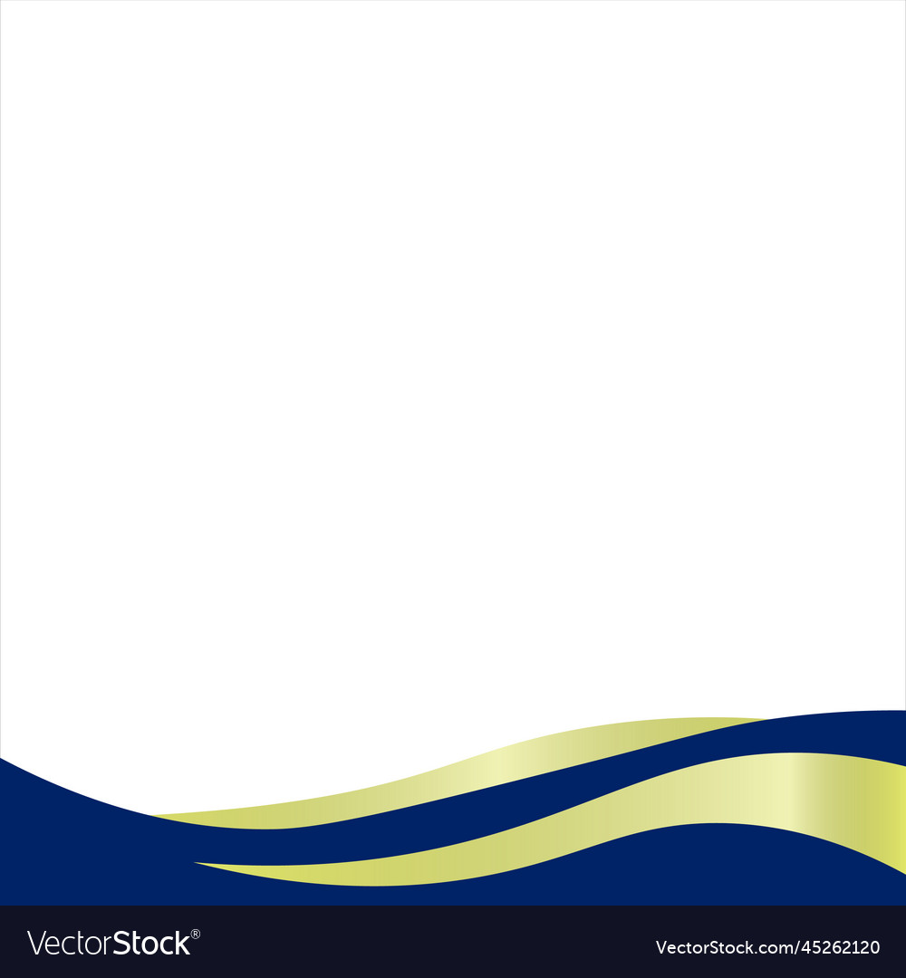 Blue and gold business corner Royalty Free Vector Image