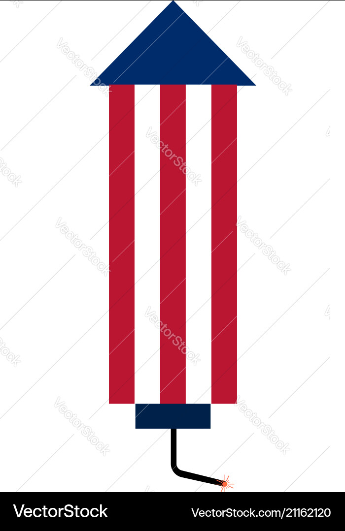 Firework flat icon Royalty Free Vector Image - VectorStock