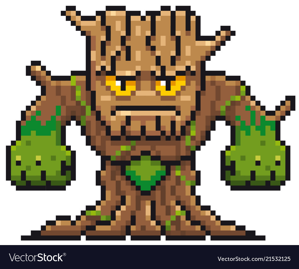 Premium Vector  Pixel art illustration vector monster design