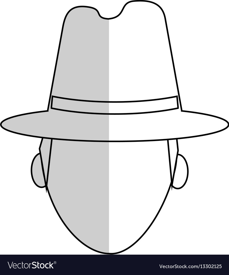 Man face icon Royalty Free Vector Image - VectorStock
