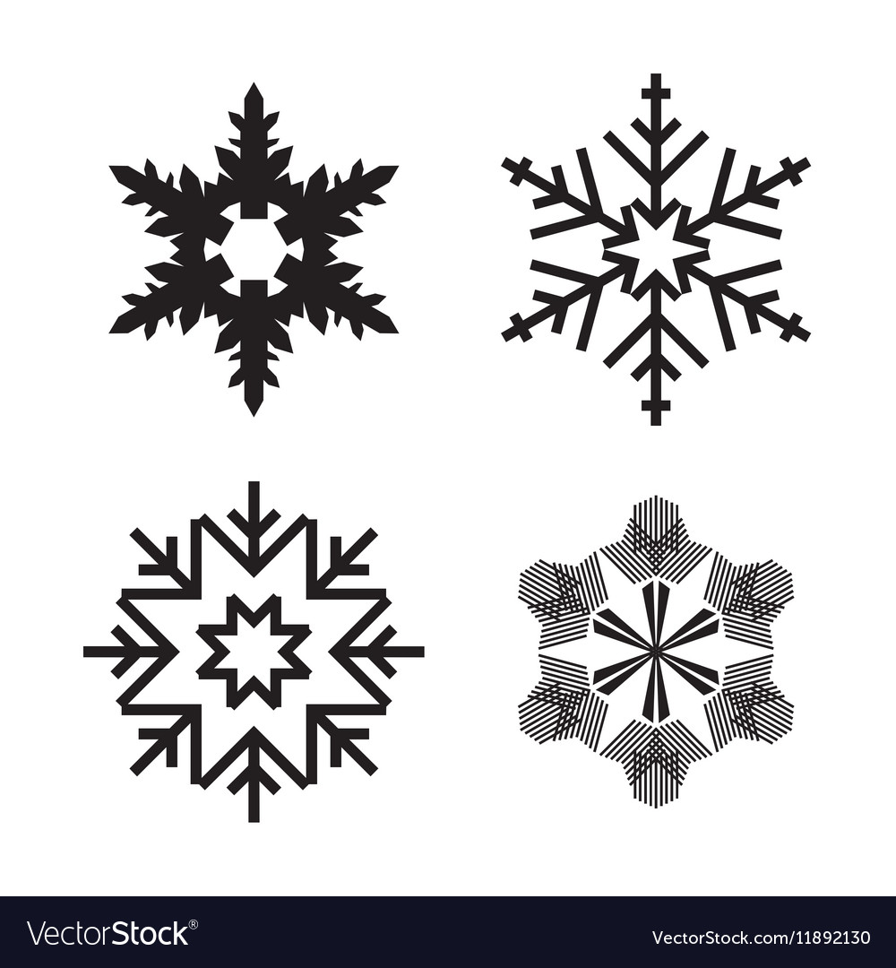 Snowflake simple icon isolated on white background
