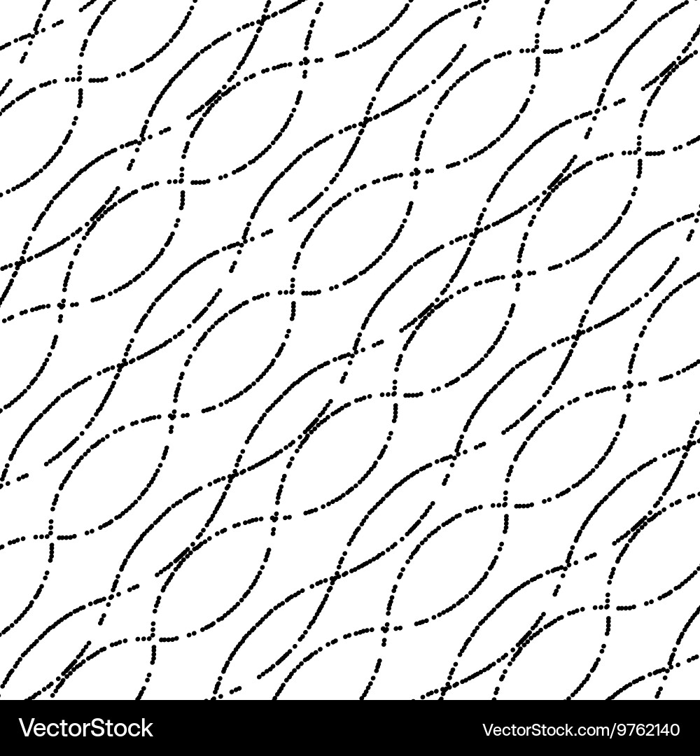 Botted Vector Pattern Dotted waved pattern on background Royalty Free Vector Image