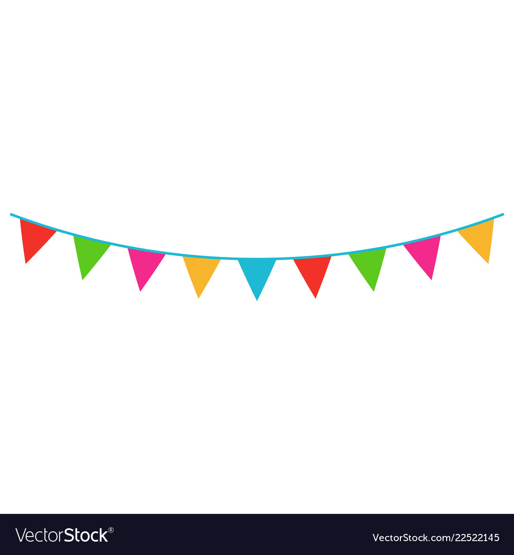 Celebrate flags set Royalty Free Vector Image - VectorStock