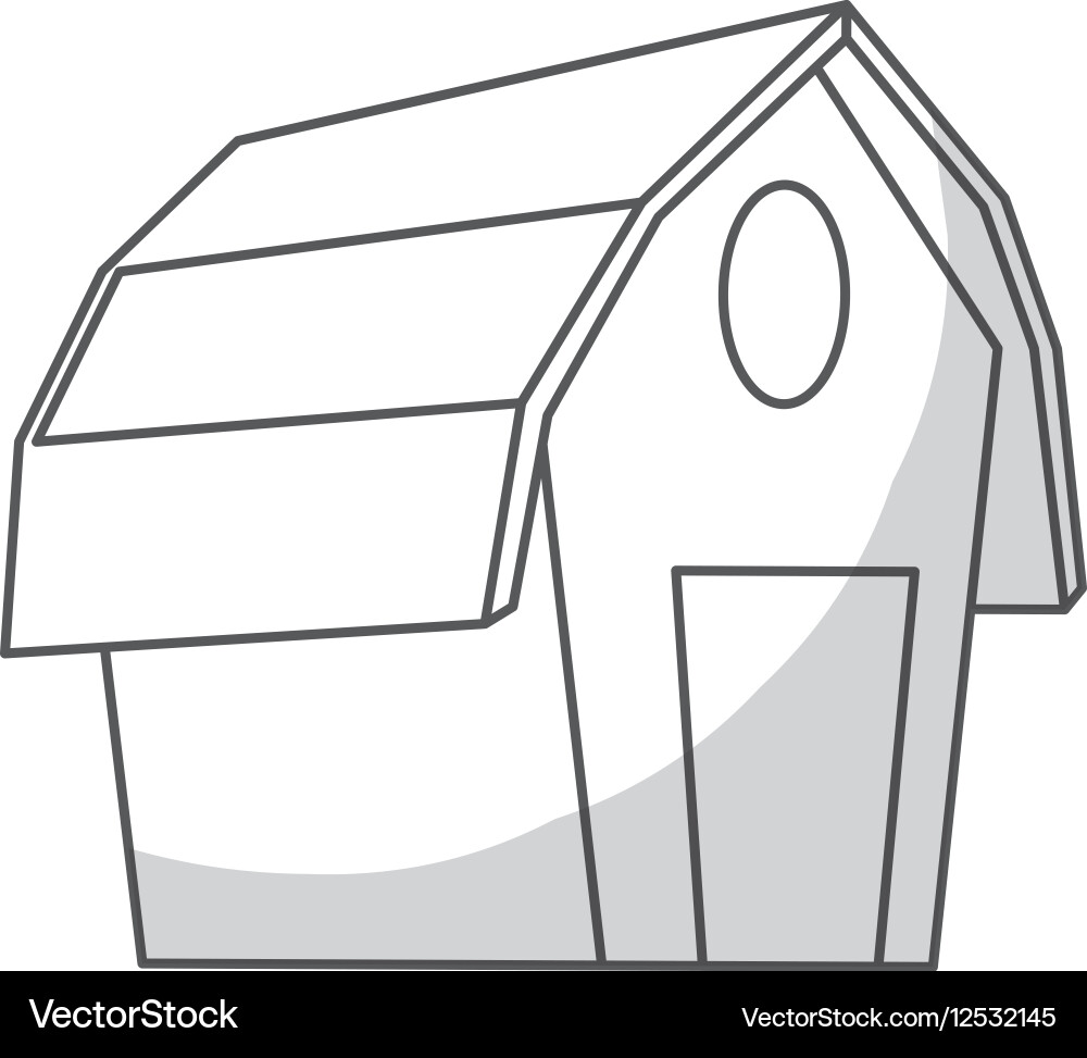 Farm barn icon Royalty Free Vector Image - VectorStock
