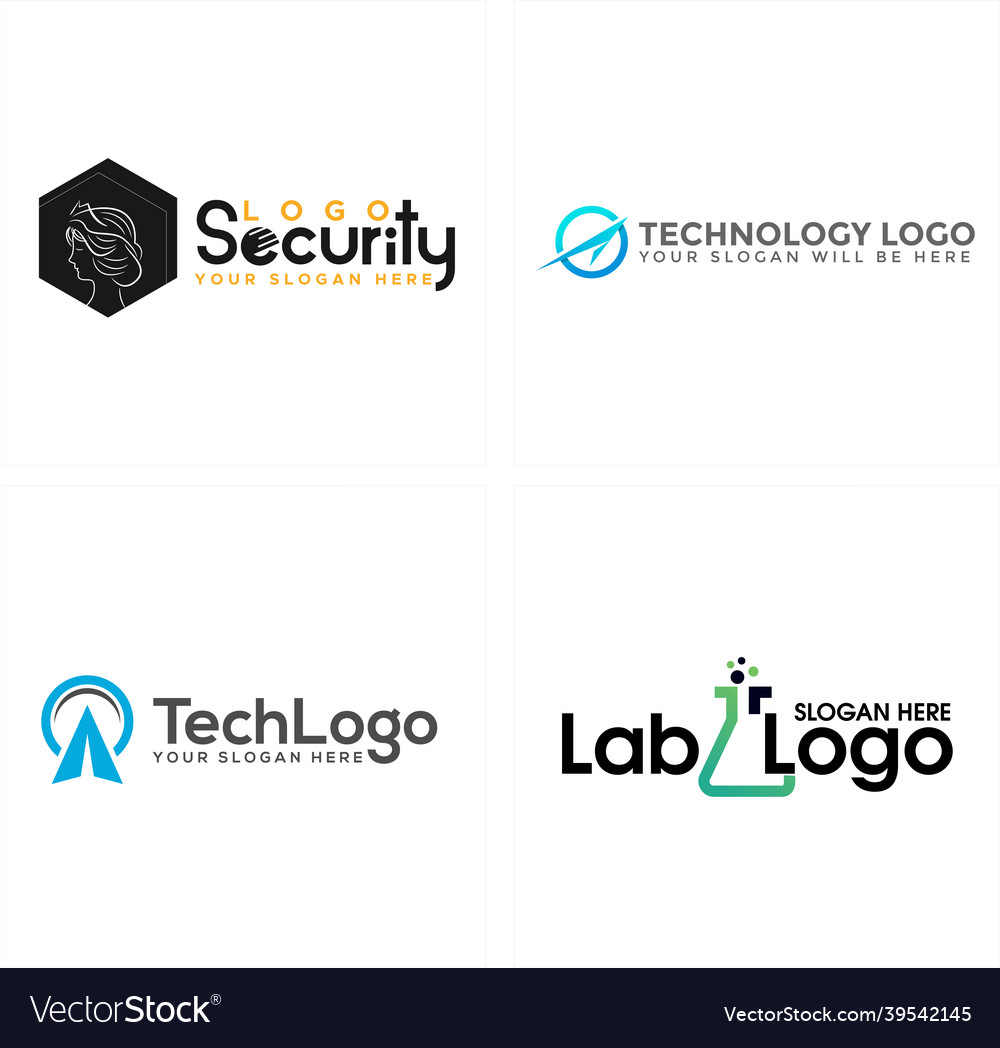 Modern technology paper plane lab chemistry logo Vector Image