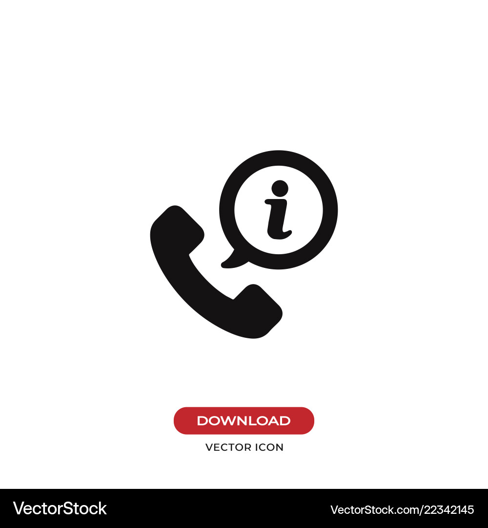Phone call icon Royalty Free Vector Image - VectorStock