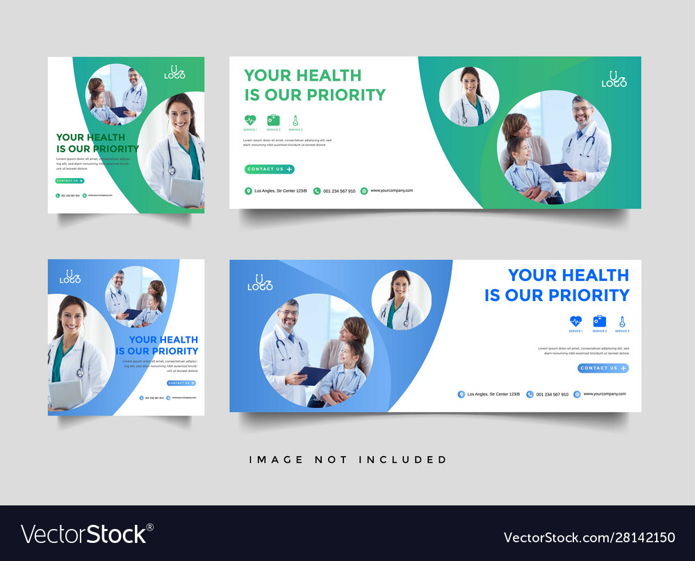 Healthcare medical banner promotion template