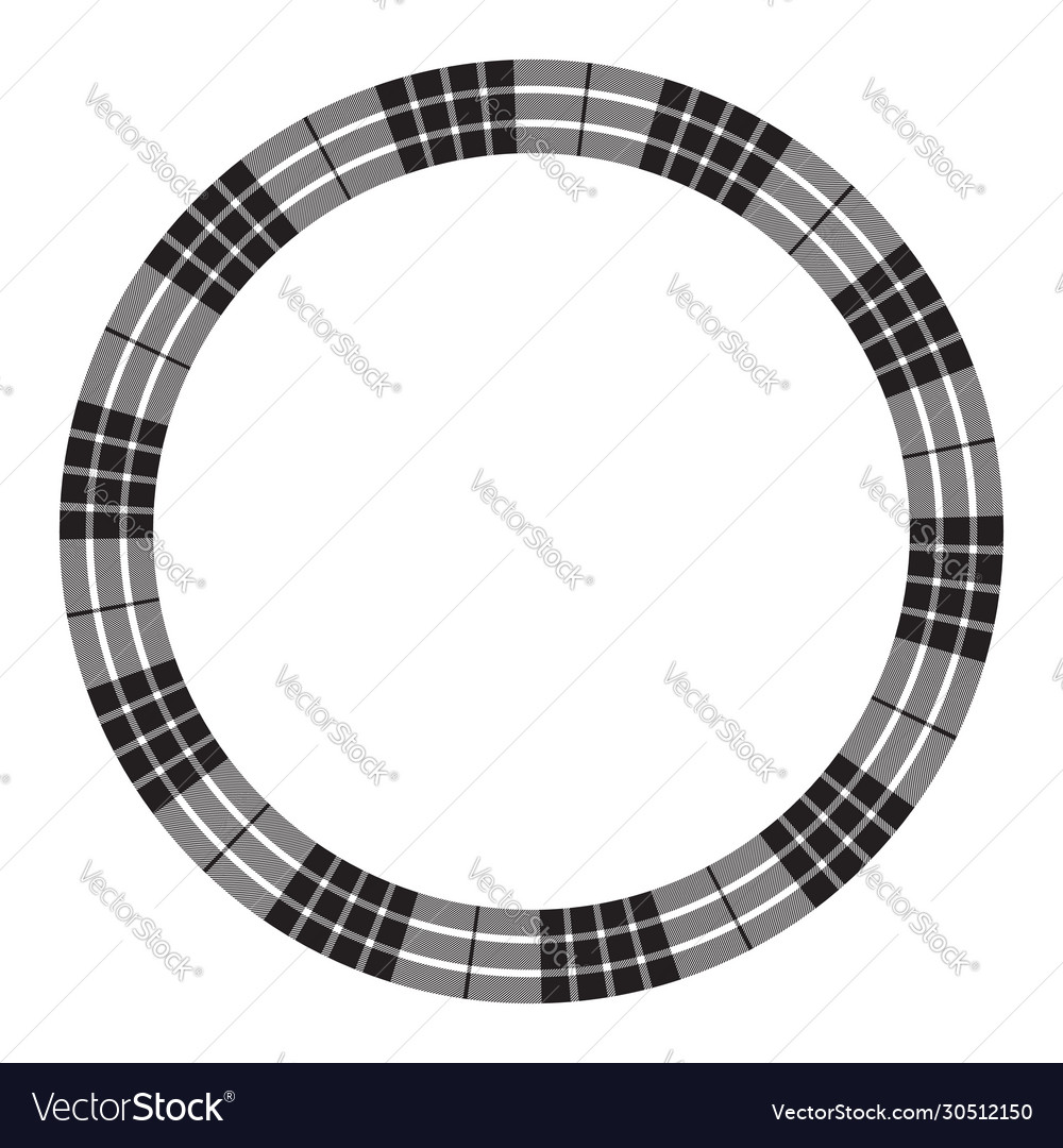 Round frame vintage pattern design template Vector Image