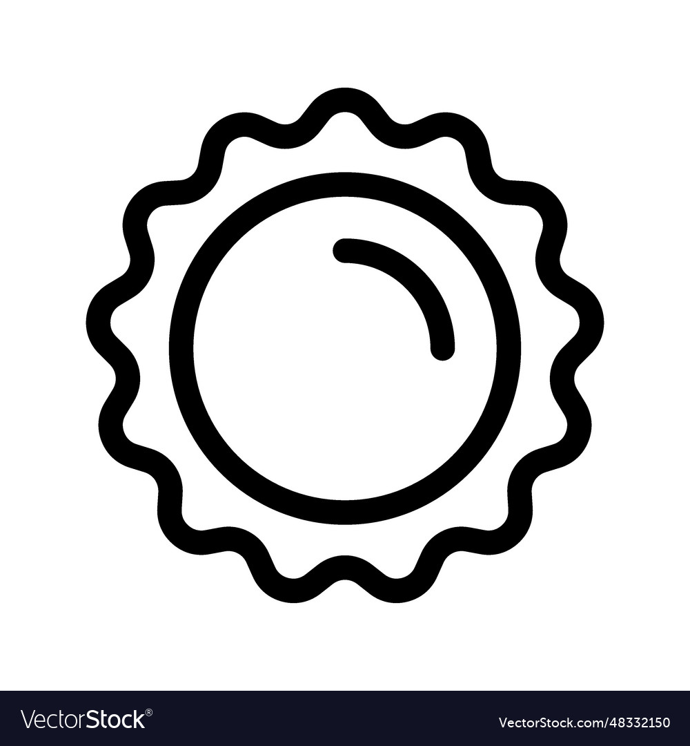 Sun icon Royalty Free Vector Image - VectorStock