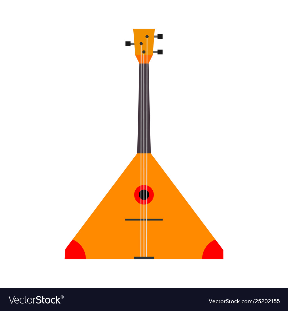 Balalaika icon top view symbol acoustic string