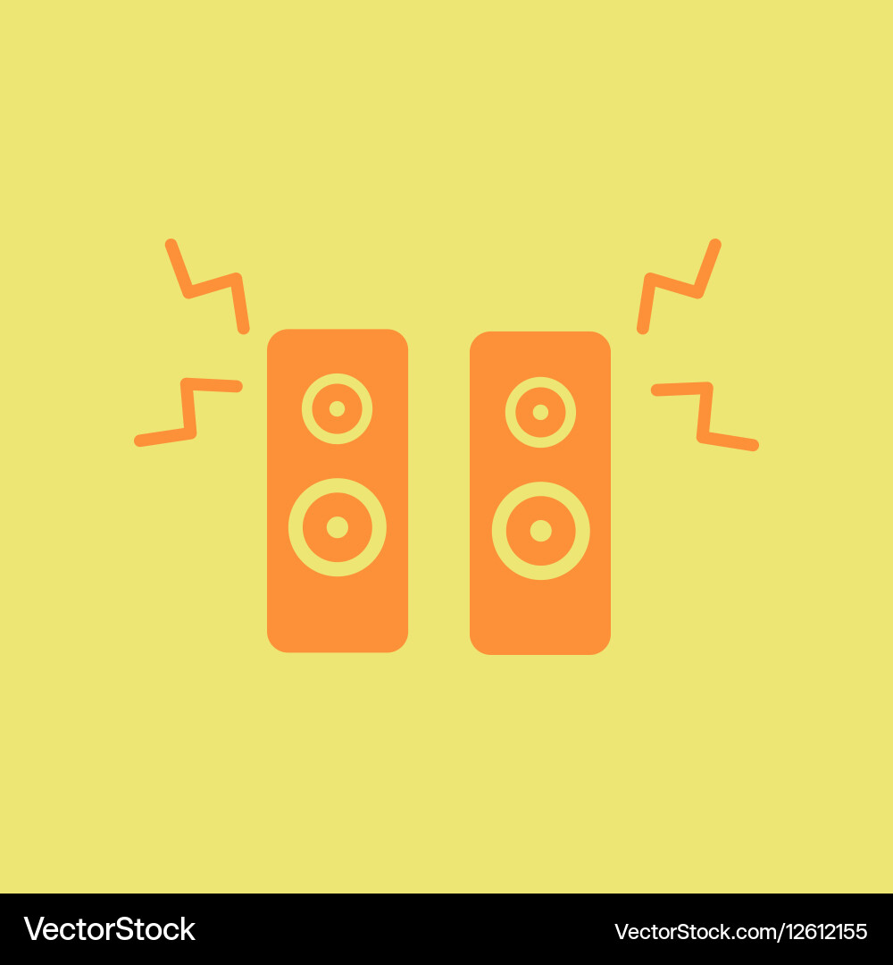Loudspeakers Royalty Free Vector Image - VectorStock