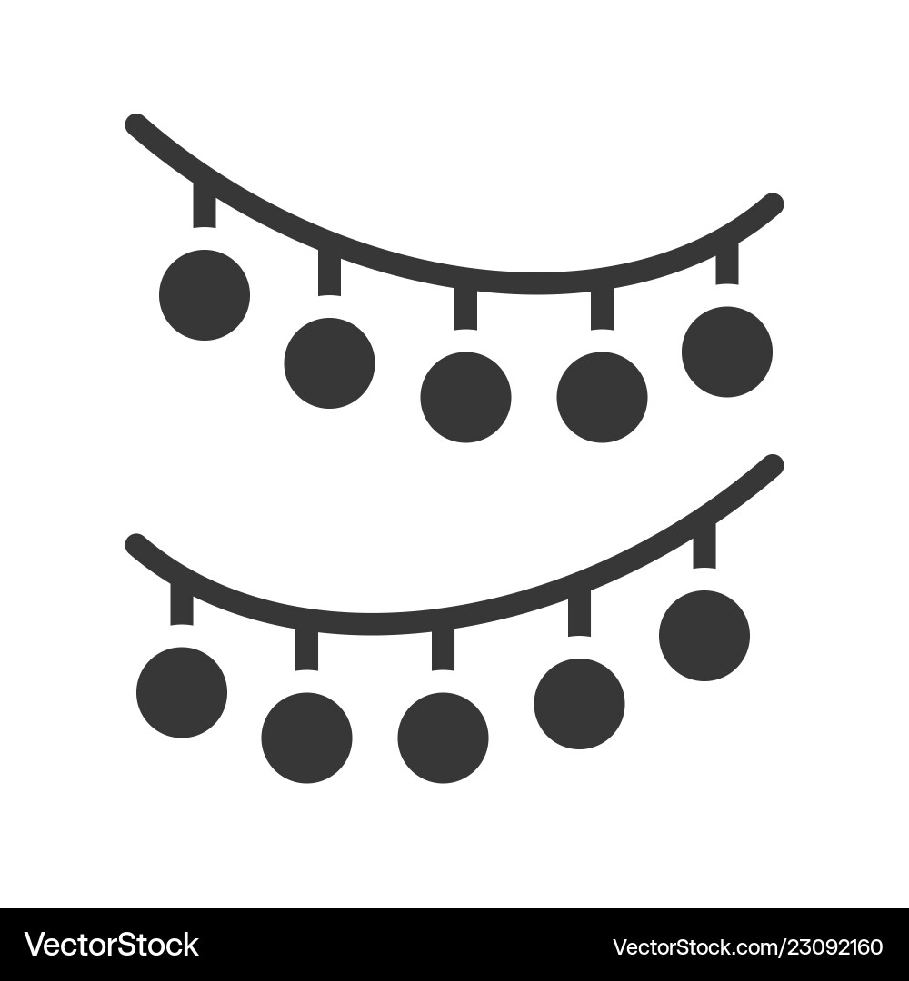 Christmas related solid style icon Royalty Free Vector Image