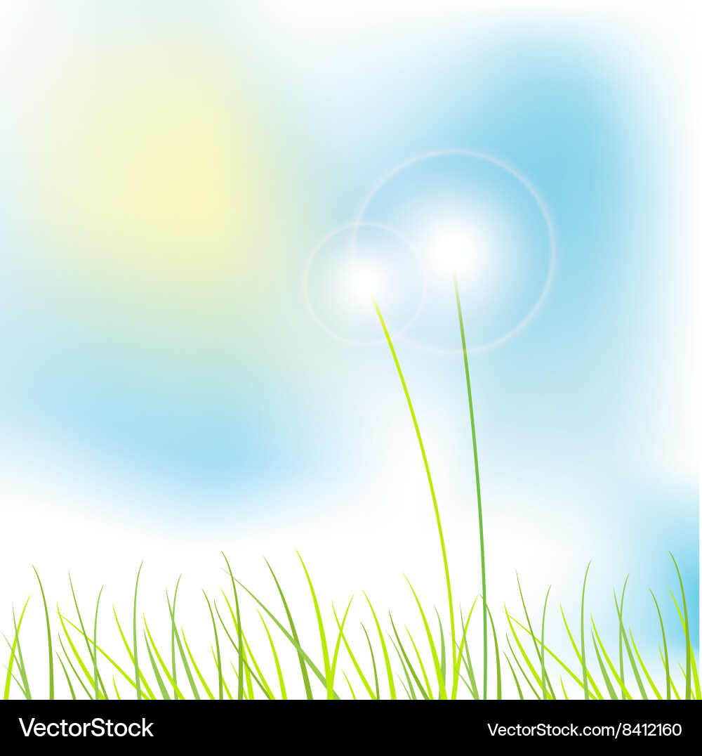 Grass - background Royalty Free Vector Image - VectorStock