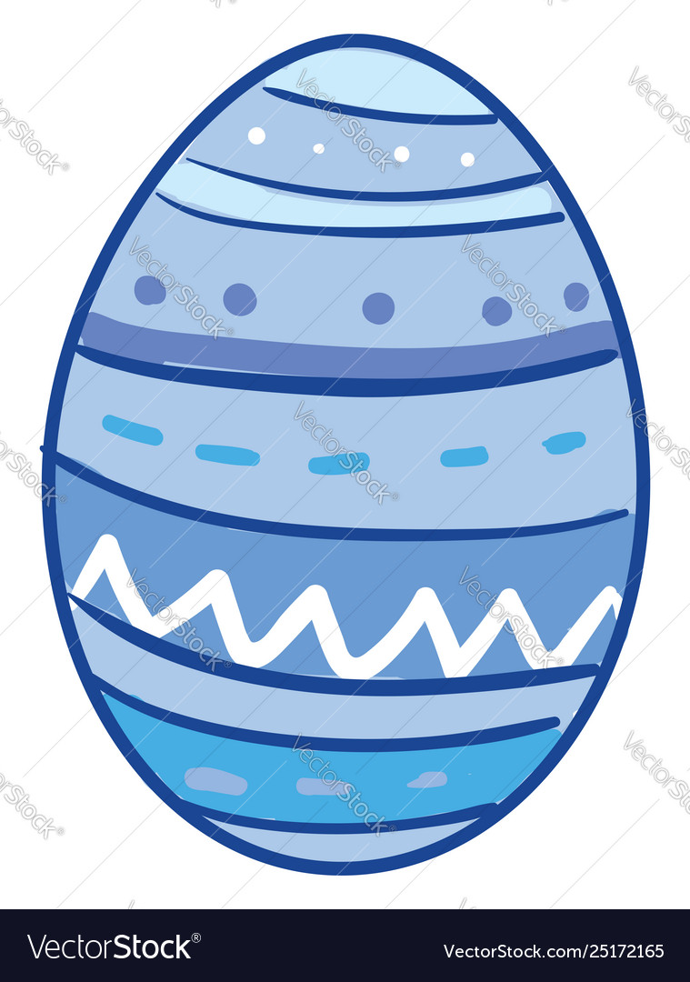 blue easter egg