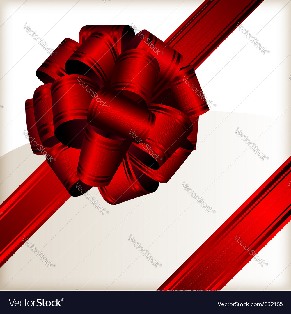 Ribbon Bow Royalty Free Vector Image - VectorStock