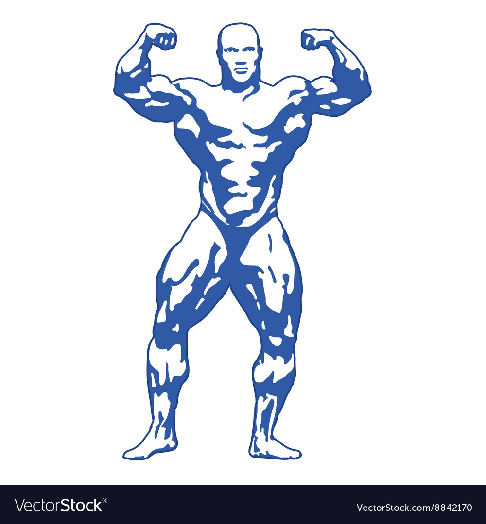 Premium Vector  Strong body and muscles perfect for screen printing  premium vector