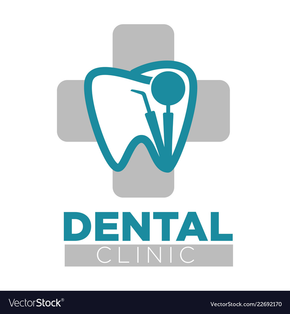 Dental clinic treatment of tooth problems Vector Image