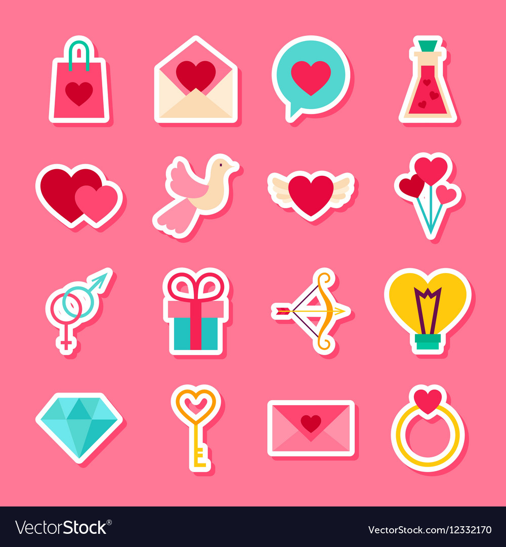 happy valentine day' Sticker