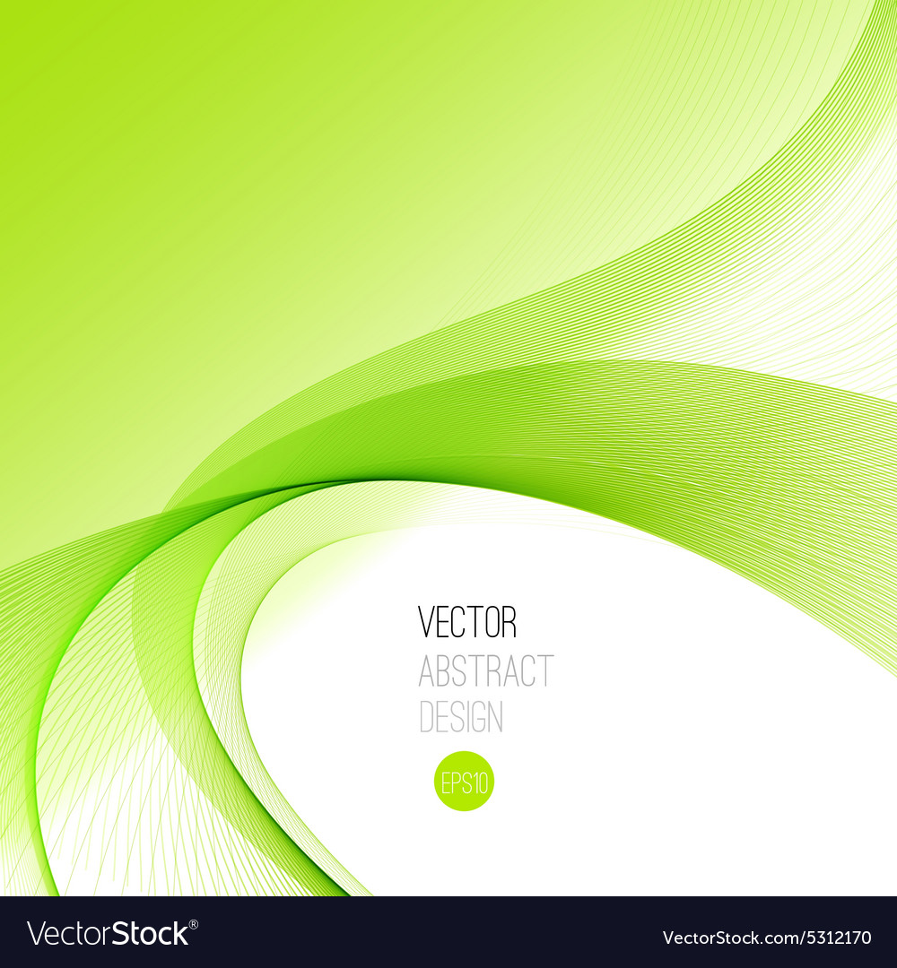 Smooth wave stream line abstract header layout Vector Image