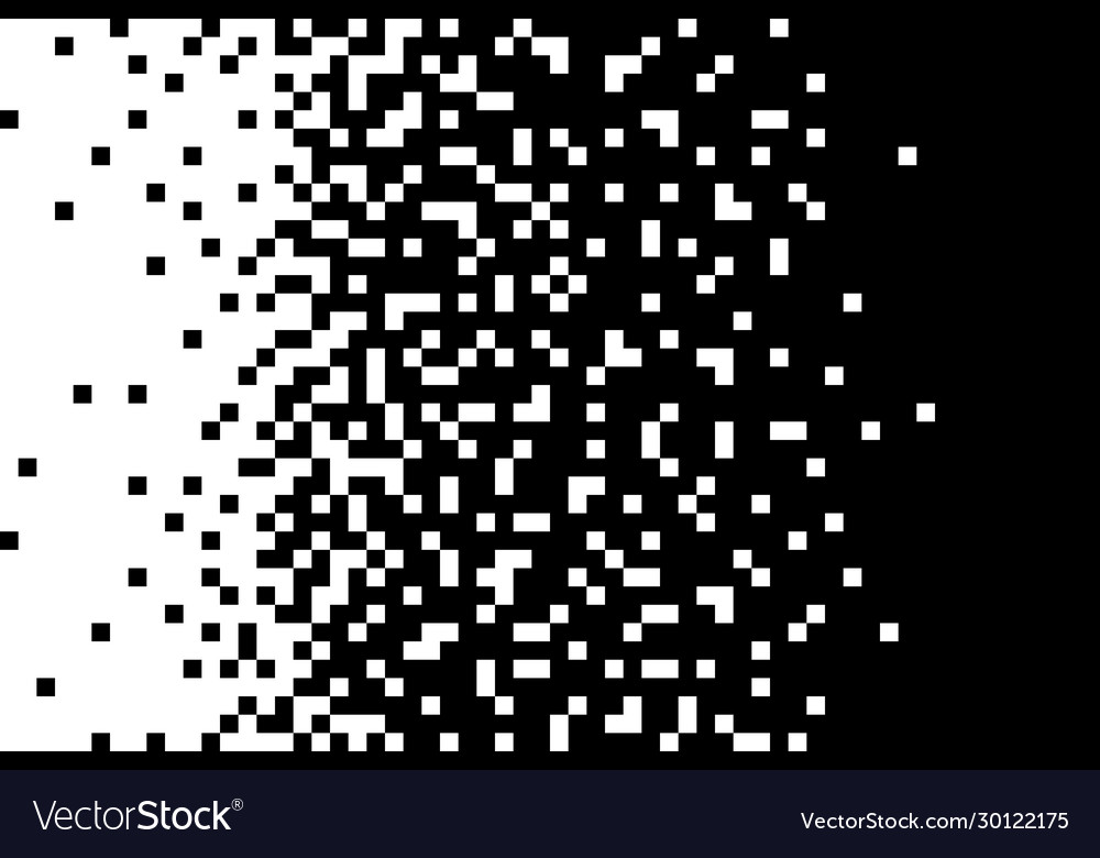 Pixel pattern background halftone effect Vector Image