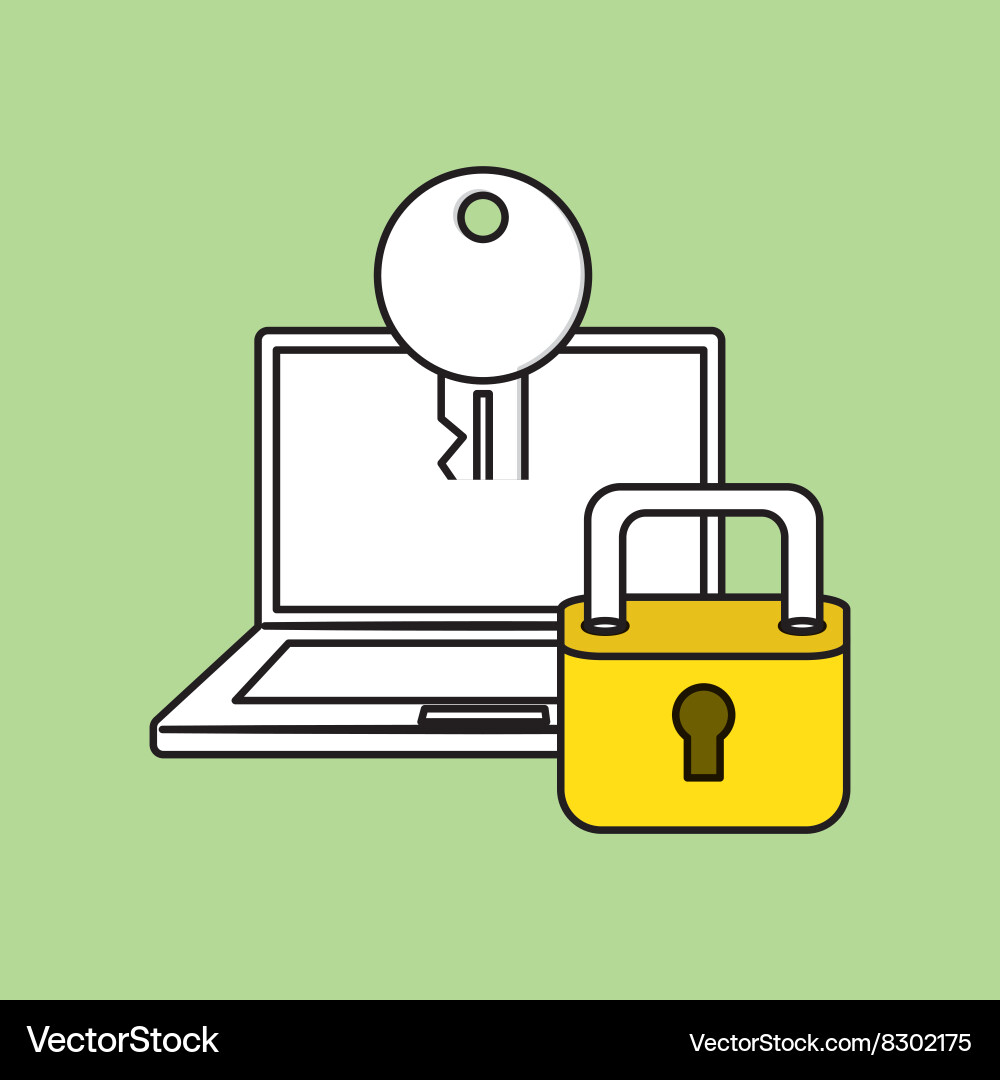 Security system design Royalty Free Vector Image