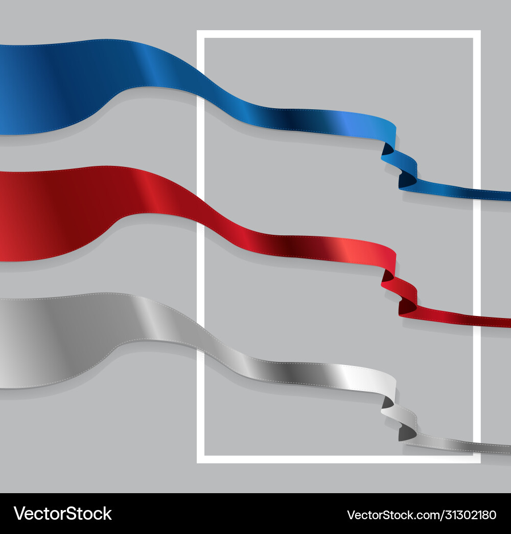 Banner ribbon flag Royalty Free Vector Image - VectorStock