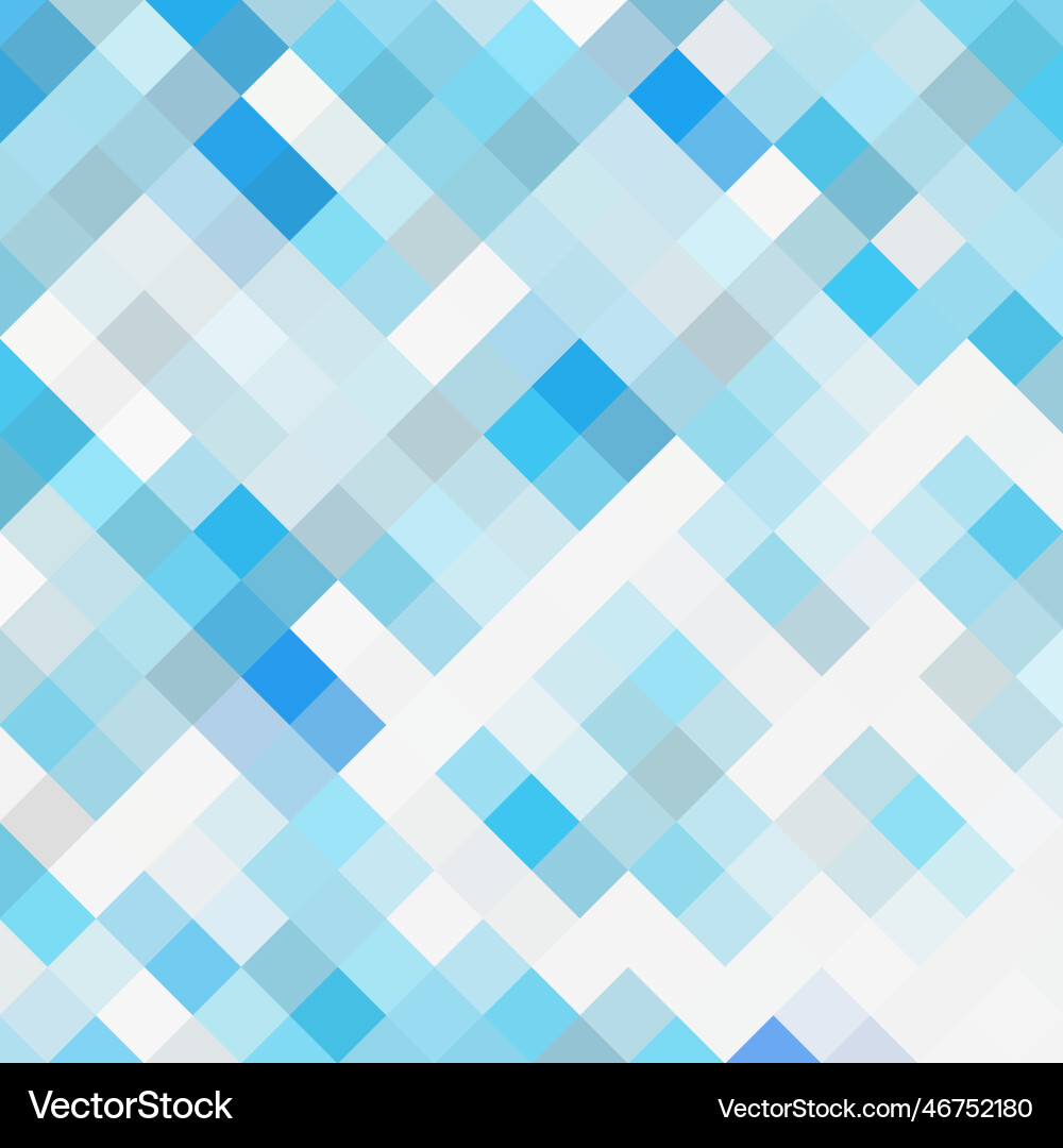 Blue square background presentation template Vector Image