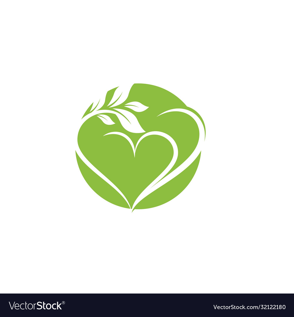 Green tree leaf ecology nature element Royalty Free Vector