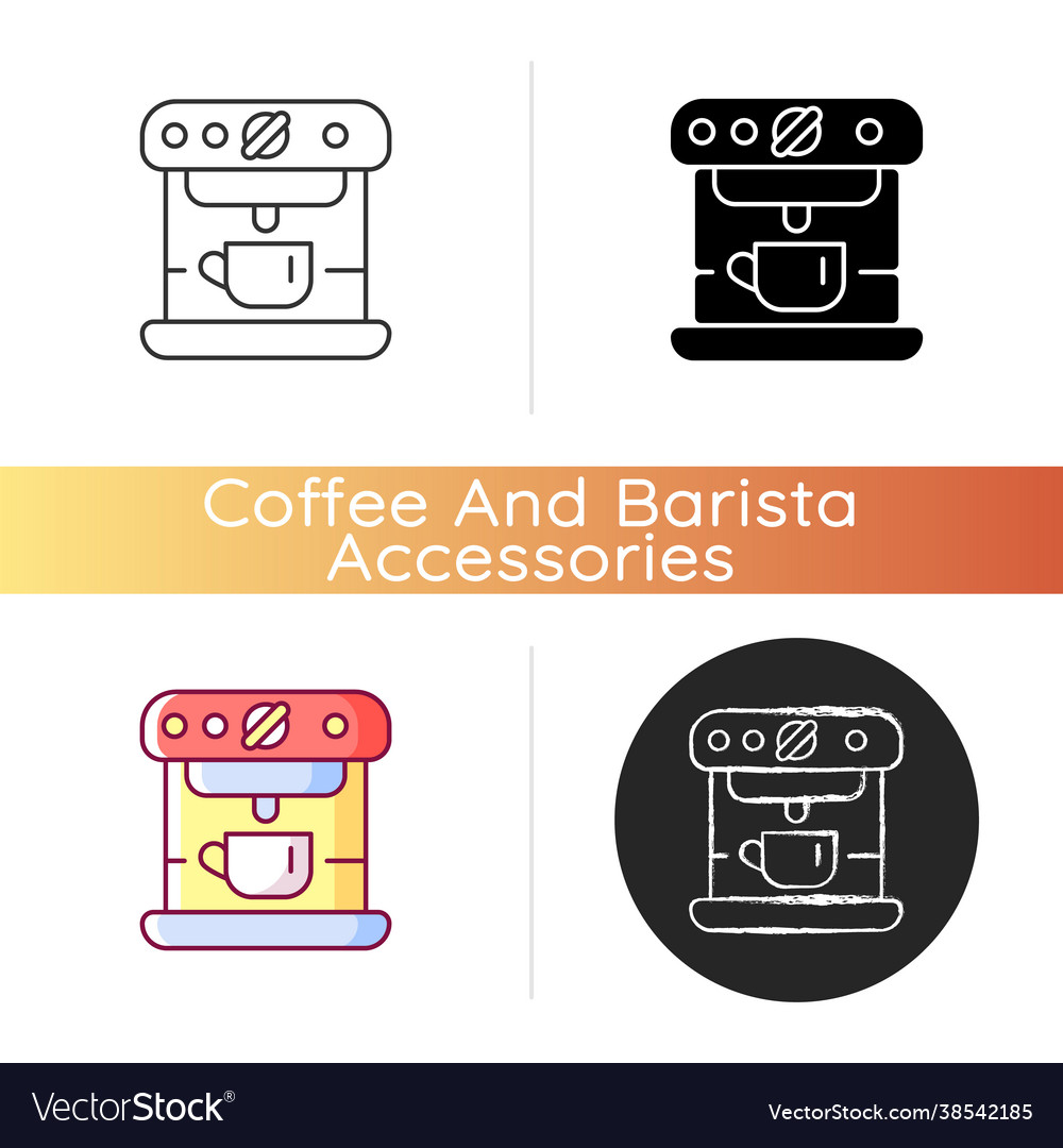 Espresso machine icon Royalty Free Vector Image