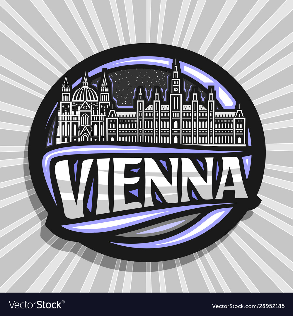 Logo for vienna Royalty Free Vector Image - VectorStock