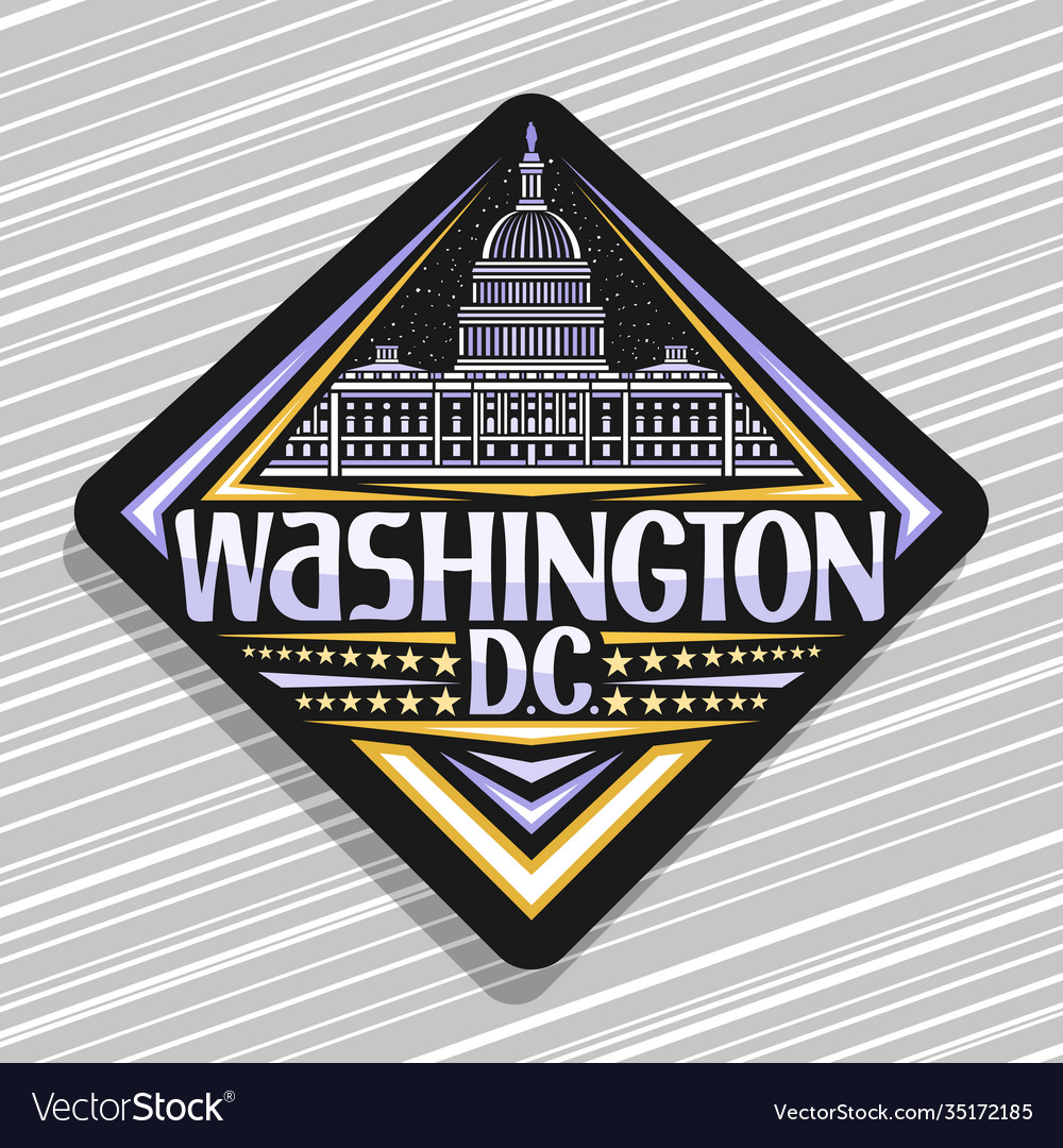 Logo for washington Royalty Free Vector Image - VectorStock