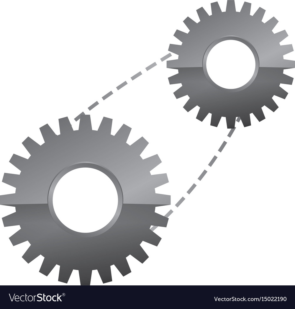 Gears wheels icon Royalty Free Vector Image VectorStock