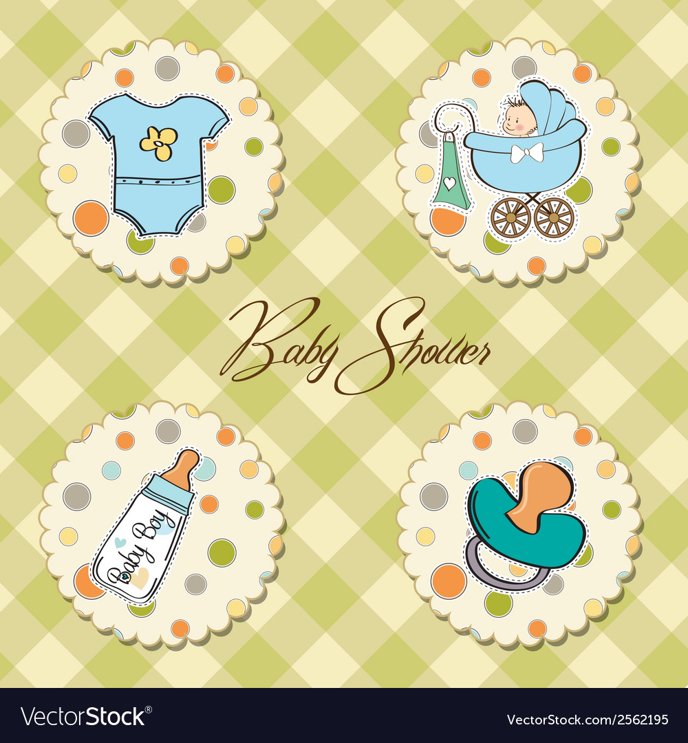 Cartoon baby boy items collection