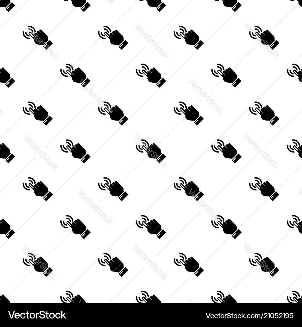 Cursor hand icon simple black style Royalty Free Vector