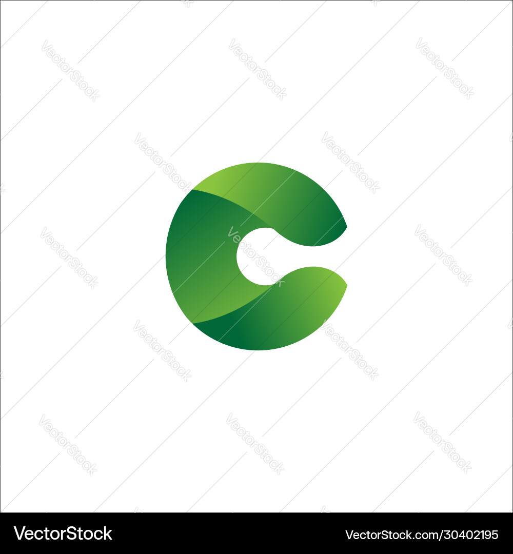 Letter c logo Royalty Free Vector Image - VectorStock