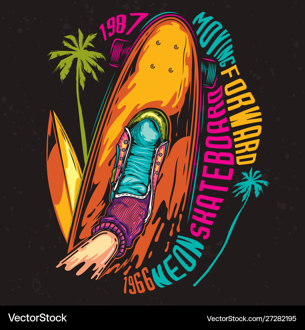 Skateboard Royalty Free Vector Image - VectorStock
