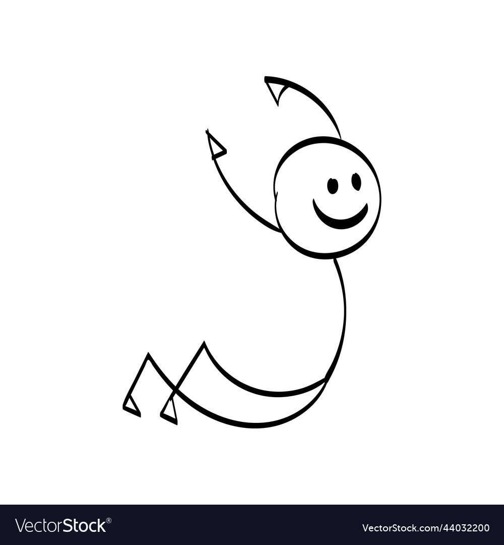 Stickman character Royalty Free Vector Image - VectorStock