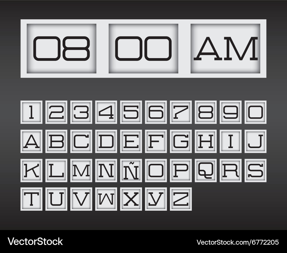Codes and digits Royalty Free Vector Image - VectorStock