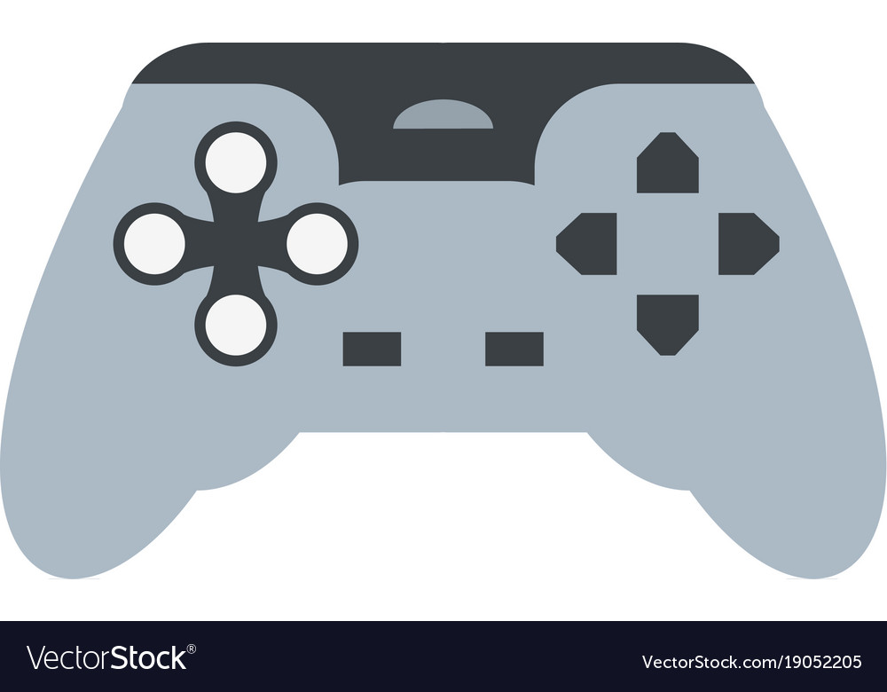 Gamepad console controller Royalty Free Vector Image